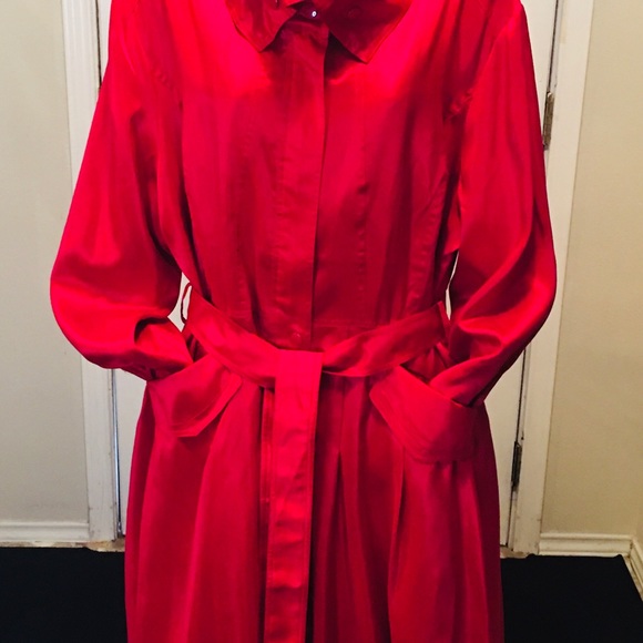 New Especially Yours Bubble Coat/Dress by Studio EY.  Red 1X Size - Picture 2 of 13